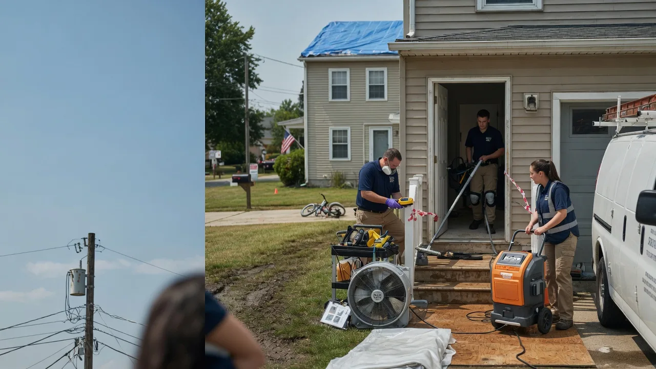 Water Damage Repair in Saybrook, IL near me